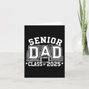 Senior Voetbal Dad CL van 2025 Afstuderen Afstuder Kaart