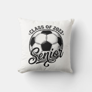 Senior Voetbal Klas van 2023 Vintage Afstudeer T-s Kussen