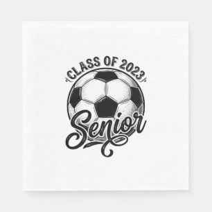 Senior Voetbal Klas van 2023 Vintage Afstudeer T-s Servet