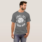 Senior Volleyball Class of 2026he Final Set Gradua T-shirt (Voorkant volledig)