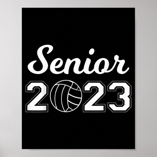 Senior Volleyball Poster (Voorkant)