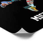 Senior Volleyball Team Custom Sports Photo Collage Poster (Hoek)