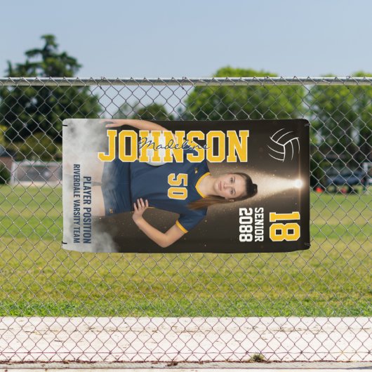 Senior Volleyball Team Player Custom Sports Photo Spandoek (Insitu)