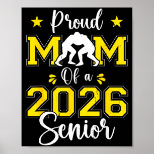 Senior Worstelaar Moeder 2026 Senior Moeder Kl Van Poster