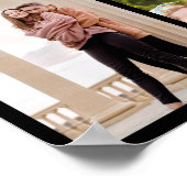 Senior Year Friends Photo Collage 2023 Afstuderen Poster (Hoek)