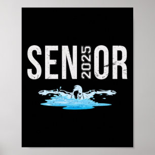 Senior zwemteamlid CL van 2025 Zwemmer Poster