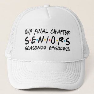 Senioren 2025 Witte Trucker Hoed Pet