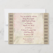 Senioren Burger verjaardag uitnodiging (Achterkant)