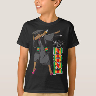 Senioren Klasse van 2021 African Kente Afstuderen  T-shirt