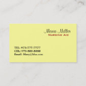 Senioren Visitekaartjes (Achterkant)