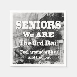 Senioren Wij zijn de derde rail Servet
