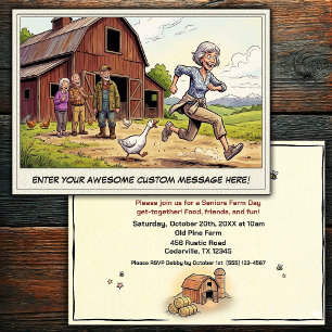 Seniorendag op de boerderij uitnodiging