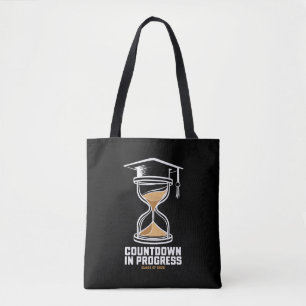 Seniorklas van 2025 Countdown tot afstudeercadeau Draagtas
