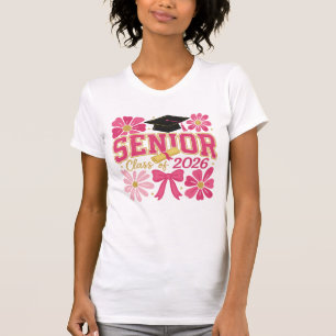 Seniorklas van 2026 Viering Design T-shirt