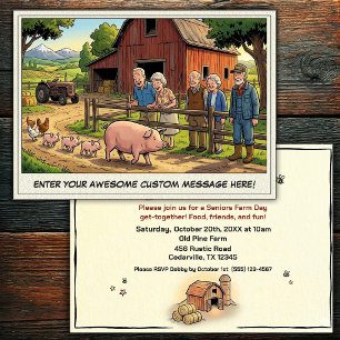 Seniors Dag op de Boerderij Uitnodiging