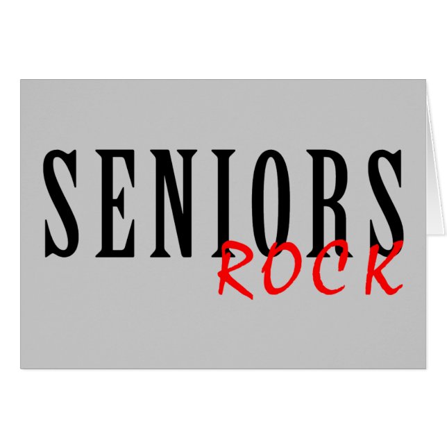 Seniors Rock (Voorkant Horizontaal)