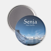 Senja Norway Souvenir Magneet (Voorkant / Achterkant)
