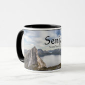 Senja Norway Souvenir Mok (Voorkant links)
