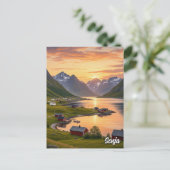 Senja Norway Travel Briefkaart (Staand voorkant)