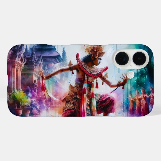 Senja Tari: Schemerdans in Bali Case-Mate iPhone Case (Achterkant (horizontaal))
