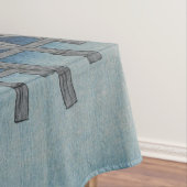 Senju Great Bridge over Sumida, Japan Ukiyo-e Tafelkleed (Voorbeeld)