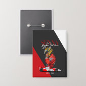 Senna Button (Voorkant / Achterkant)