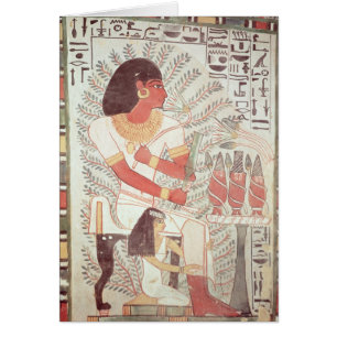 Sennefer a assis avec son épouse, de tombe