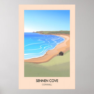 Sennen Cove Cornwall Reisposter Poster