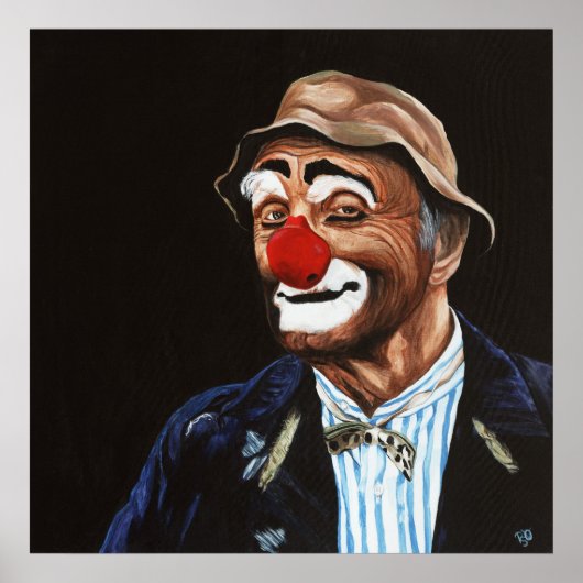 Senor Billy The Hobo Clown Poster (Voorkant)
