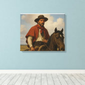 Señor de la Llanura Canvas Afdruk (Insitu (Houten vloer))