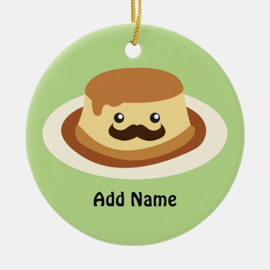 Señor Flan Keramisch Ornament (Voorkant)