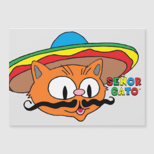 señor gato magnetische kaart