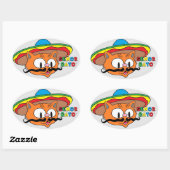 senor gato oval sticker (Vel)