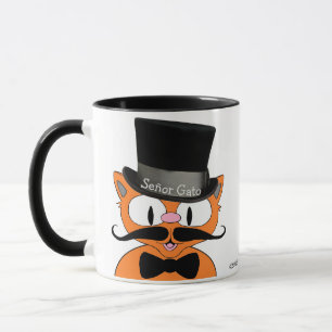Señor Gato "Puttin" on the Ritz Coffee Mok