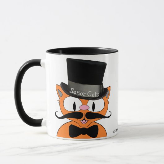 Señor Gato "Puttin" on the Ritz Coffee Mok (Links)