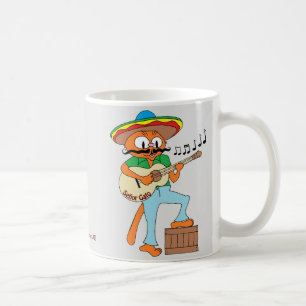 Señor Gato™ Singing Mexicaanse Mustache Cat w/G Koffiemok