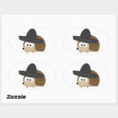 Señor Hedégel Ovale Sticker (Vel)