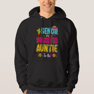 Senor of Senorita Auntie om Mexicaans Baby te zijn Hoodie