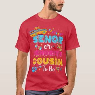 Senor of Senorita neef om sekse te zijn onthullen T-shirt