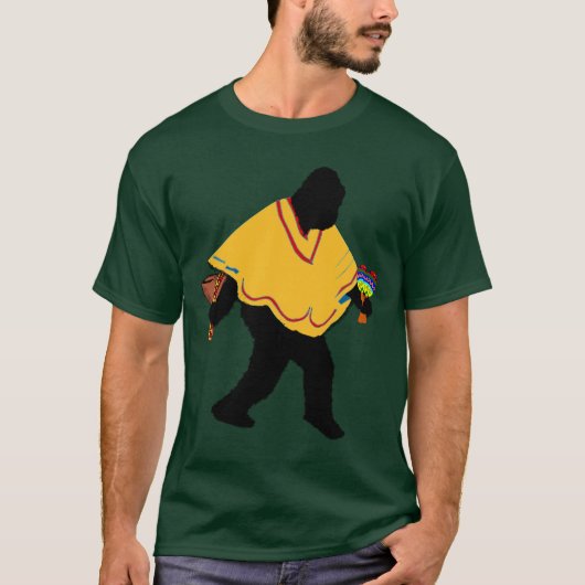 Senor Squatcho de Mayo met Poncho T-shirt (Voorkant)
