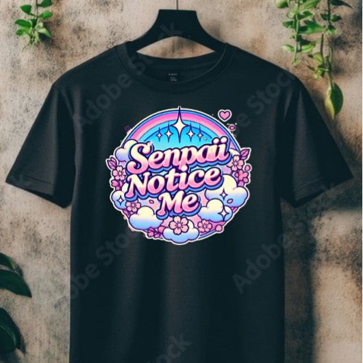Senpai, let op t-shirt