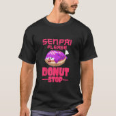 Senpai, stop alsjeblieft niet met Cream gevulde do T-shirt (Voorkant)