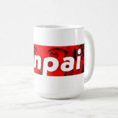 ☕Senpai Vibes Coffee Mug – Cute Anime Style ☕ (Devant droit)