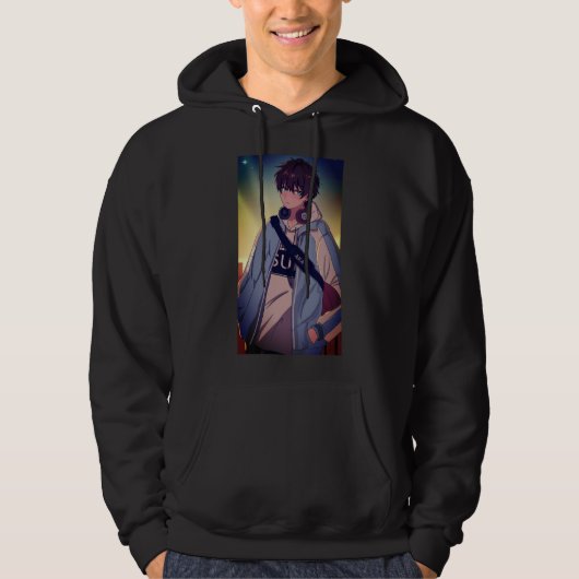 SenpaiXEL Urban Sunset Boy Hoodie (Voorkant)