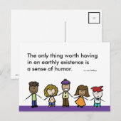 Sens de l'Humour Carte postale (Devant / Derrière)