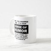 Sens de l'humour la tasse drôle (Devant gauche)