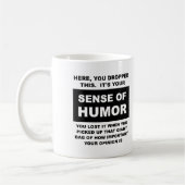 Sens de l'humour la tasse drôle (Gauche)