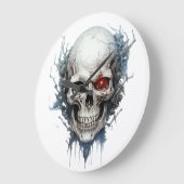 🕰️ 💀 Sensation Horloge murale du crâne 💀 🕰️ (Angle)