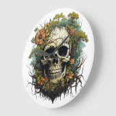 🕰️ 💀 Sensation Horloge murale du crâne 💀 🕰️ (Angle)