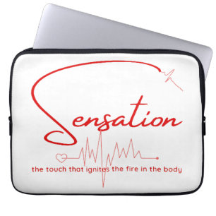 Sensation Pulse Hartlijn Laptop Sleeve